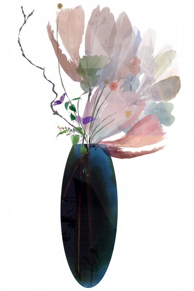 Fleurs aux couleurs pastel apaisantes - cartissi