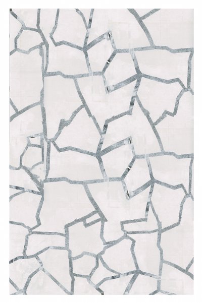 Fragments géométriques argentés - cartissi