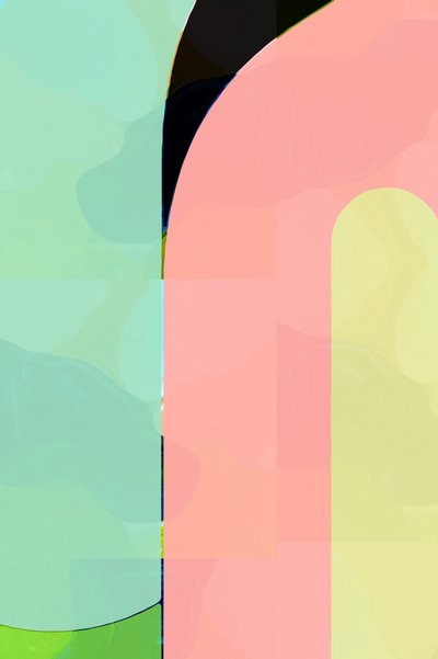 Abstraction aux pastels tendres - cartissi