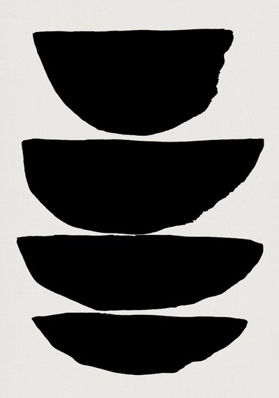 Formes noires superposées - cartissi