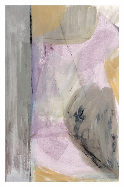 Abstrait « Lavande et Or » - cartissi
