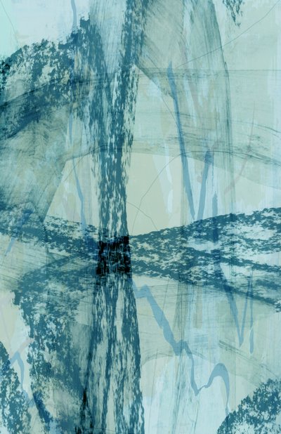 Abstrait bleu texturé - cartissi