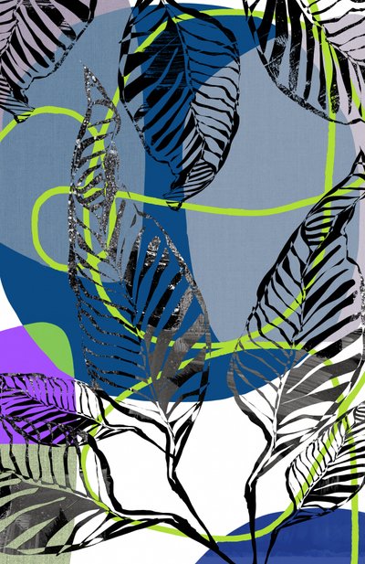 Abstrait « Jungle éclatante » - cartissi