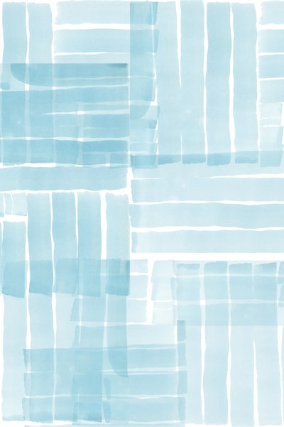 Rayures bleues aquarellées - cartissi