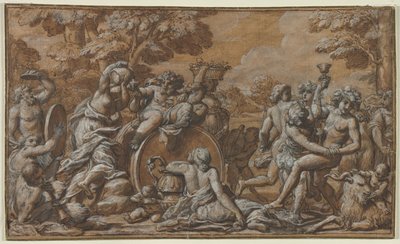 Bacchanale - circle of Pietro da Cortona