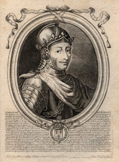 Portrait de Charles VIII (1470-1498), roi de France - de Larmessin