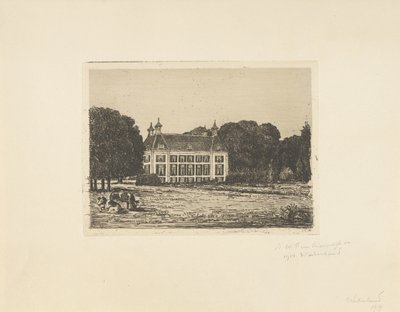 Domaine Waterland - jonkheer Barthold Willem Floris van Riemsdijk