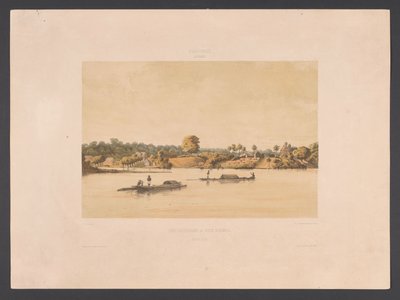 Waterkant en rede te Paramaribo - jonkheer Jacob Eduard van Heemskerck
