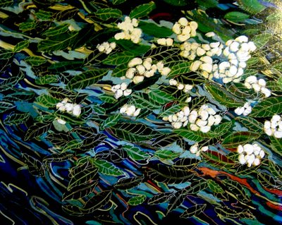 Fleurs dans un ruisseau, 2012 (technique mixte) - linda arthurs