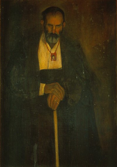 Le vieil homme avec le scapulaire - Ángel Zárraga