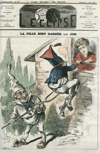 La fille bien gardée. Couverture dans « L