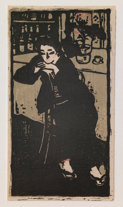 Femme dans un café - Ôta Saburô