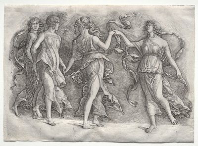 Quatre Muses dansantes - the so called Premier Engraver