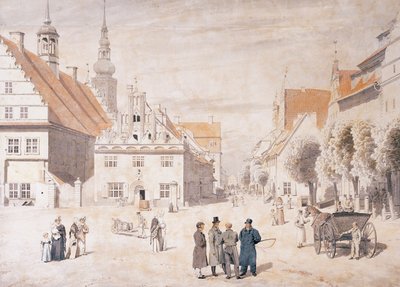 marché Greifswald - Caspar David Friedrich