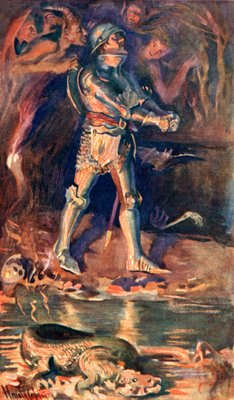 Dans la vallée de l&39;ombre de la mort - Harold Copping