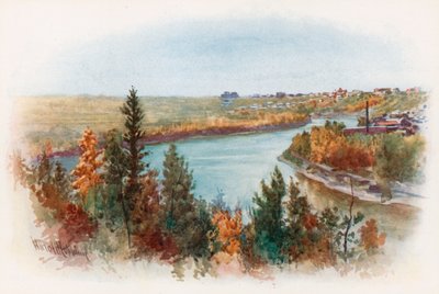La rivière Saskatchewan à Edmonton - Harold Copping