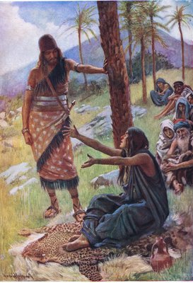 Deborah et Barak, illustration de Pictures That Teach The Crown Series, 1920 - Harold Copping