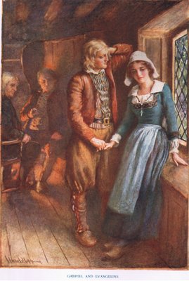 Gabriel et Evangeline - Harold Copping