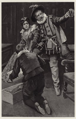 Petruchio a commencé à prendre d&39;assaut à nouveau, en disant que le bouchon était moulé dans un porringer - Harold Copping