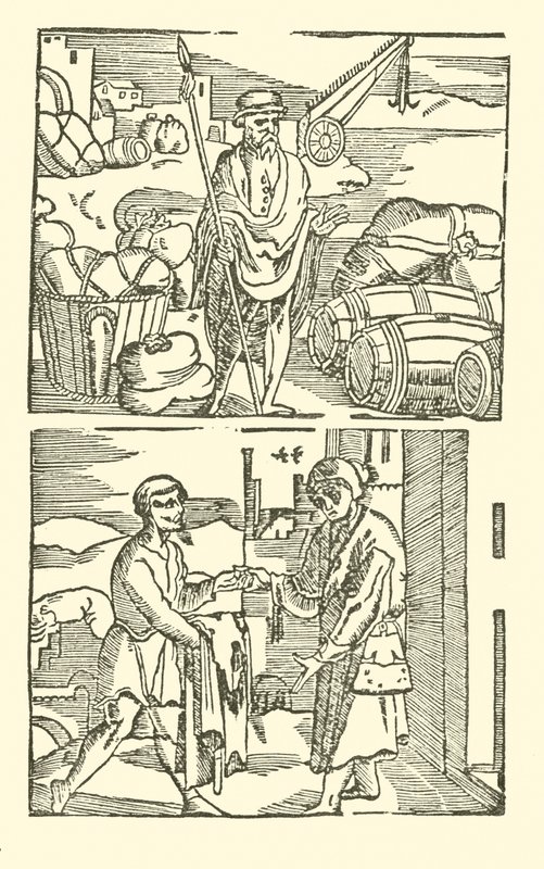 Illustration pour The Roxburghe Ballads - (after) English School