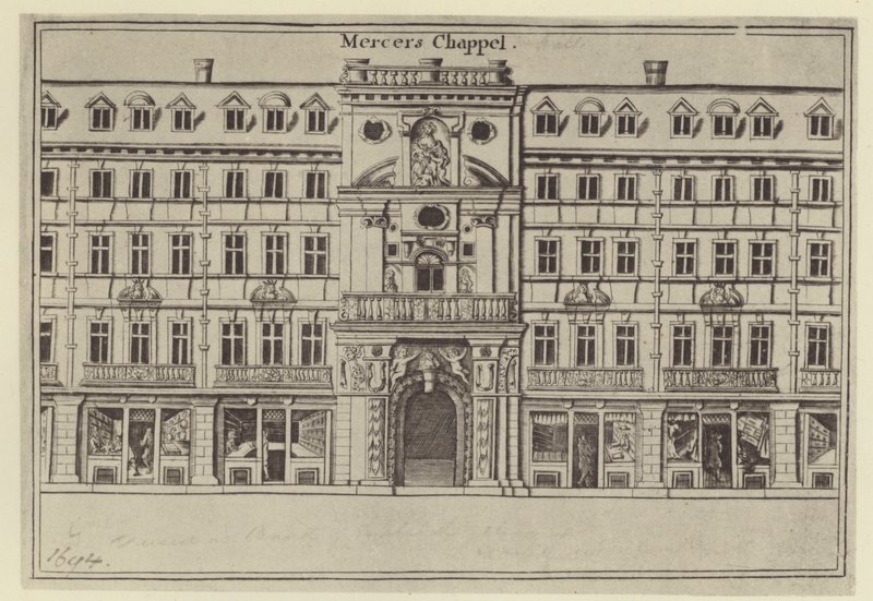 Chapelle des Merciers, c 1694 - (after) English School