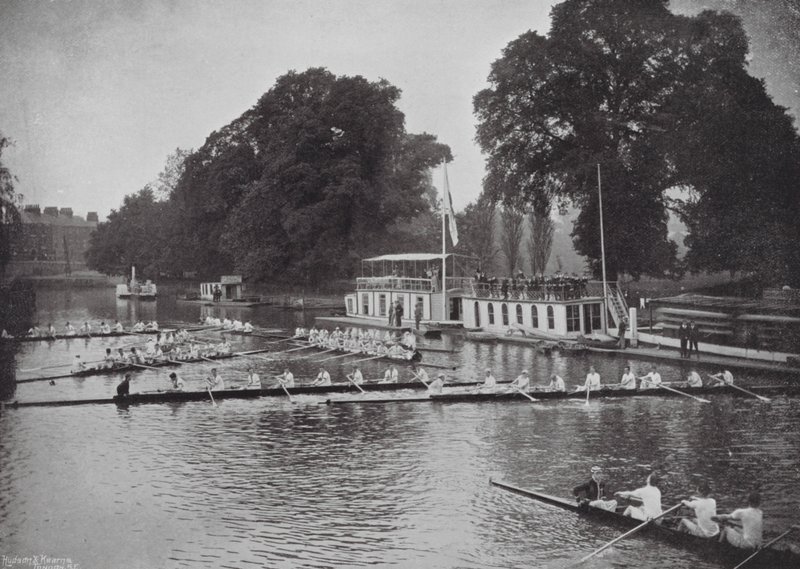 La Tamise à Oxford, Les Huit après une course - (after) English photographer