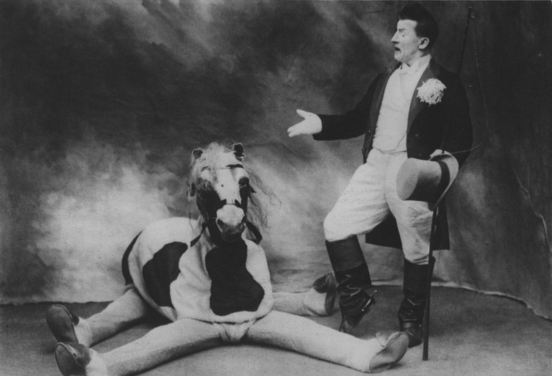 Footit et son cheval - (after) French Photographer