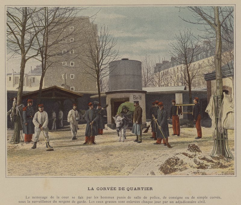 La corvée de quartier - (after) French Photographer