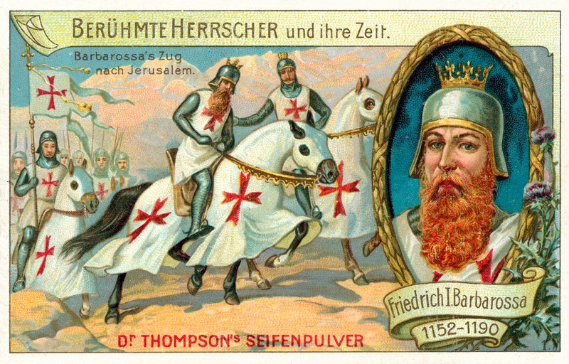 Voyage de Frédéric Barberousse à Jérusalem, 3ème Croisade - (after) German School