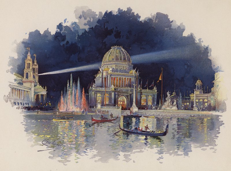 La nuit dans la Grande Cour - American School