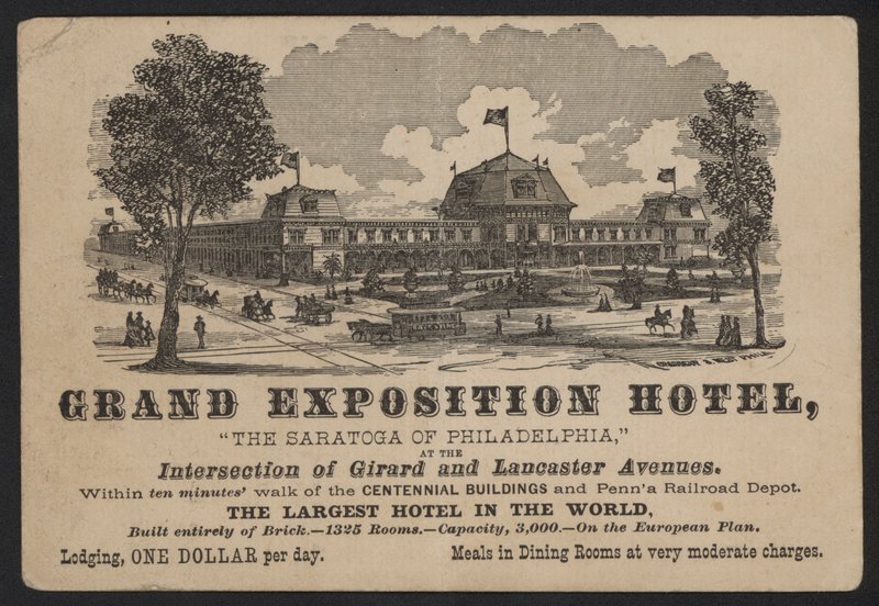 Grand Exposition Hotel, Philadelphie - American School