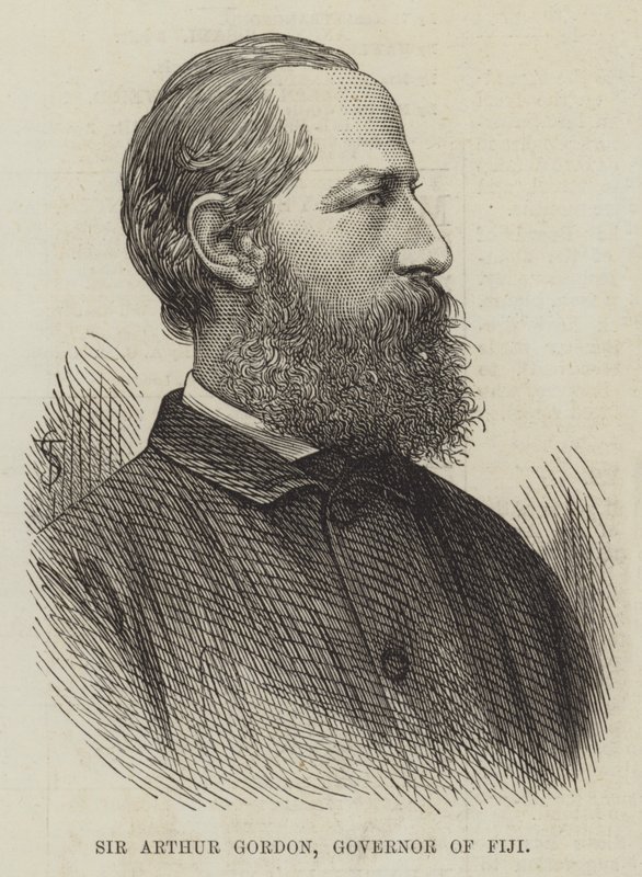 Sir Arthur Gordon, Gouverneur des Fidji - English School