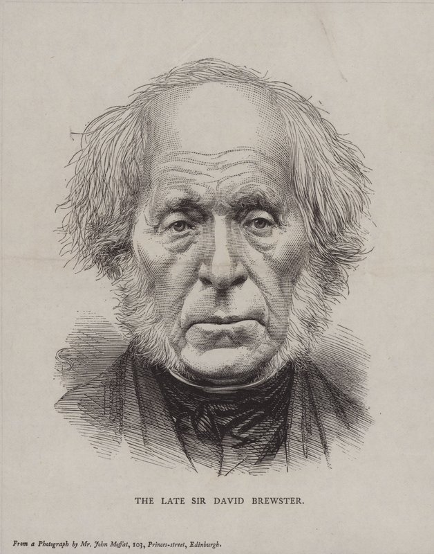 Sir David Brewster, physicien, mathématicien et astronome écossais - English School