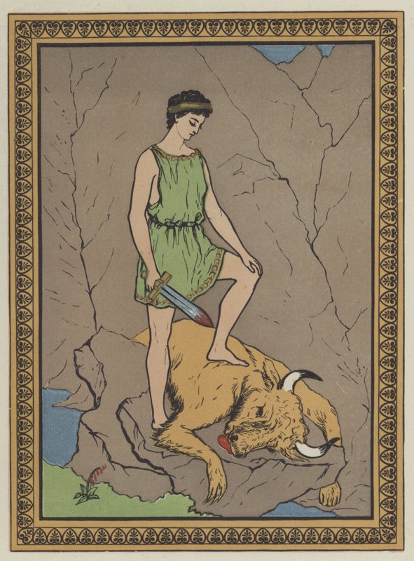 Thésée et le Taureau - English School