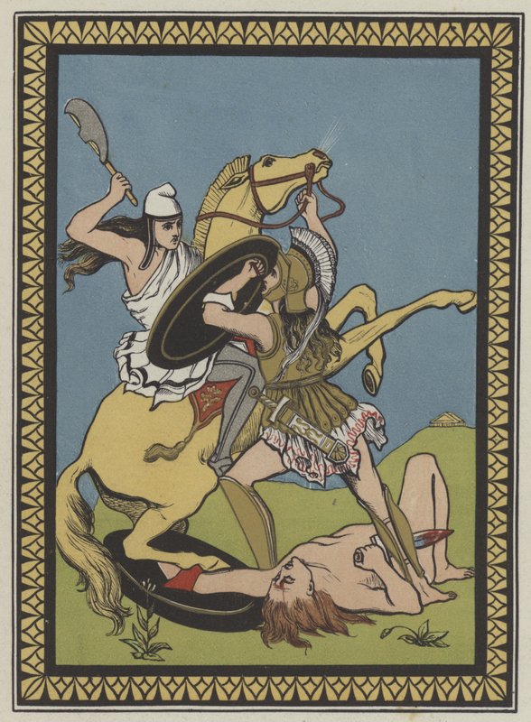 Thésée combattant les Perses - English School