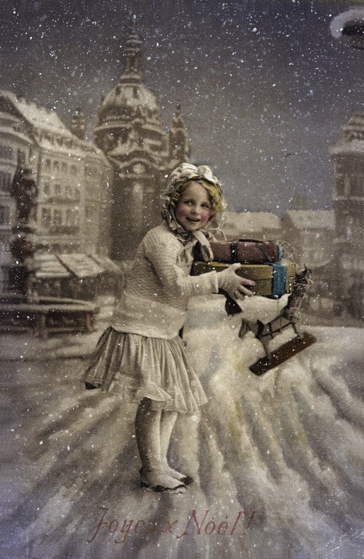 Petite fille dans la neige - French Photographer