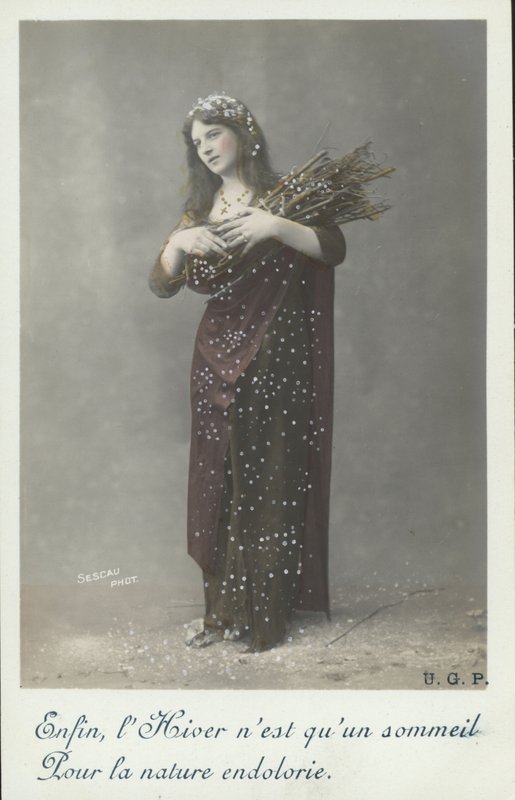 Femme en hiver - French Photographer