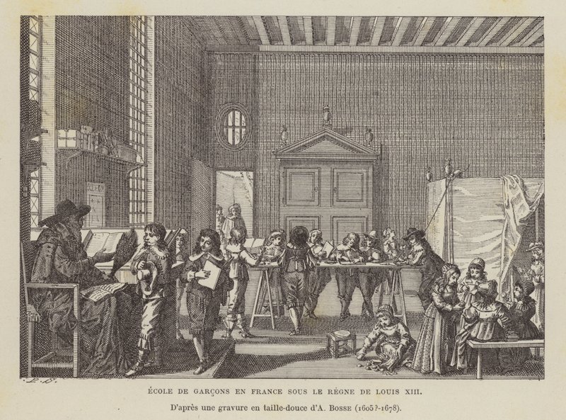 École de garçons français sous le règne de Louis XIII - Abraham (after) Bosse