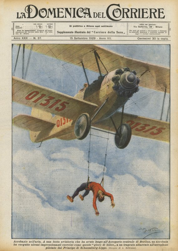 Acrobaties dans les airs - Achille Beltrame