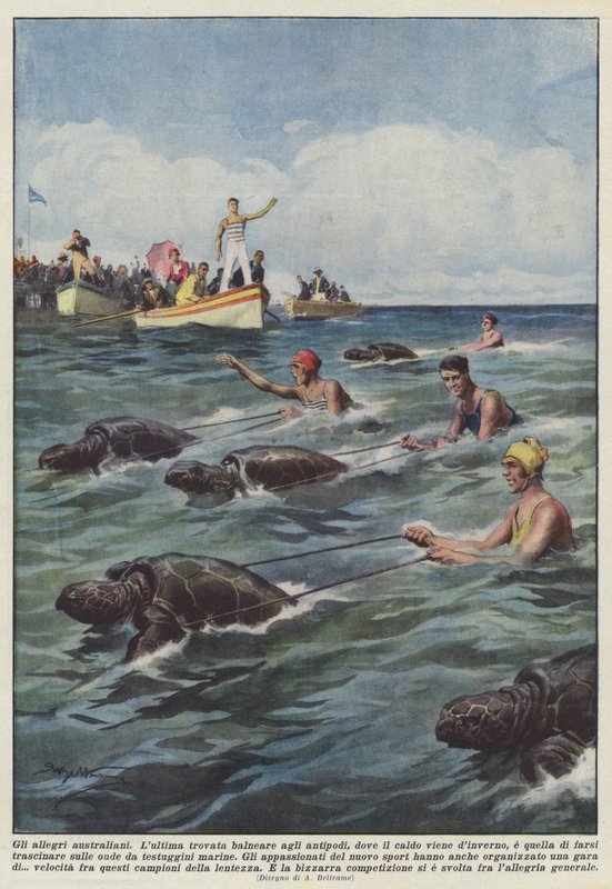 Les joyeux Australiens - Achille Beltrame