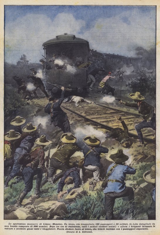 Le massacre effroyable de Limon (Mexique) - Achille Beltrame