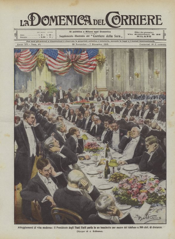 Attitudes de la vie moderne, le président des États-Unis parlant lors d