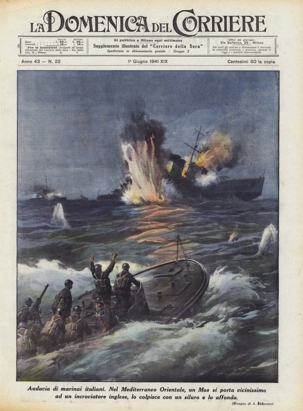 Audace des marins italiens - Achille Beltrame