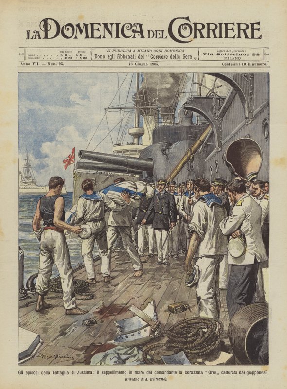 Les épisodes de la bataille de Tsushima, l