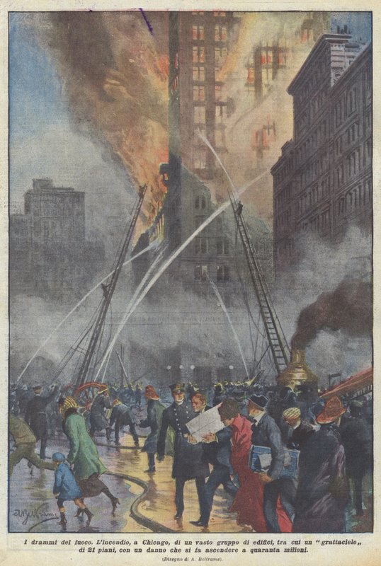 Les drames du feu - Achille Beltrame
