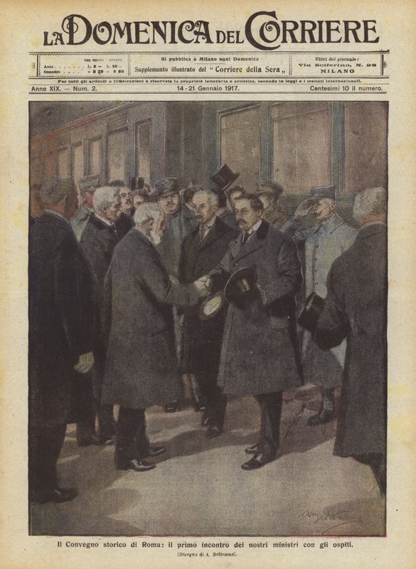 Le Congrès historique de Rome, la première rencontre de nos ministres avec les invités - Achille Beltrame