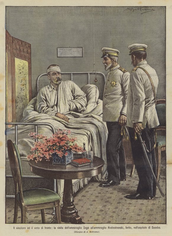Le vainqueur et le vaincu face à face, la visite de l