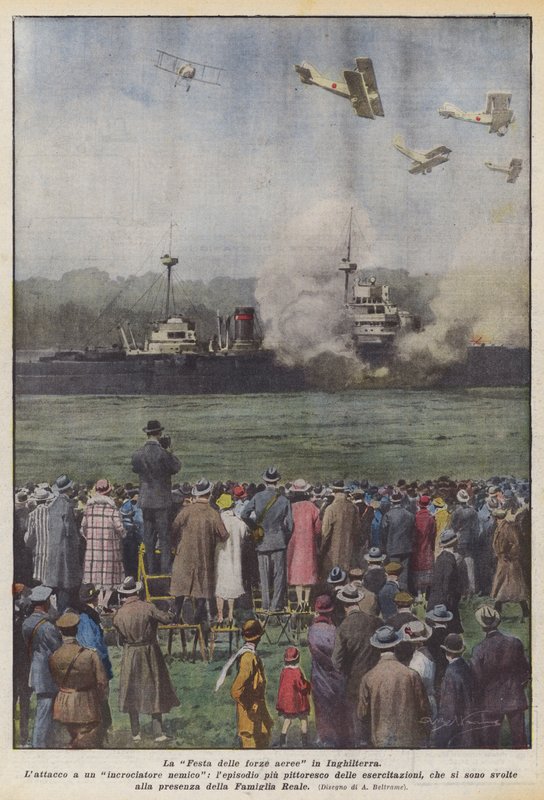 La fête des forces aériennes en Angleterre - Achille Beltrame