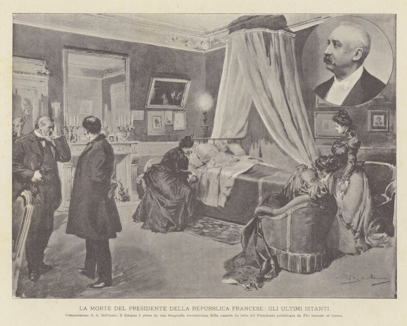 La Mort du Président de la République Française, Les Derniers Instants - Achille Beltrame