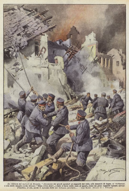 La retraite des barbares en France - Achille Beltrame